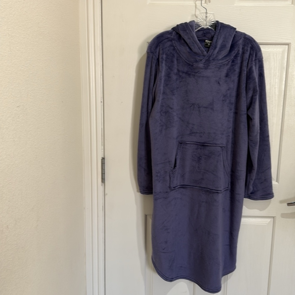 Cozy Purple Fleece Hoodie